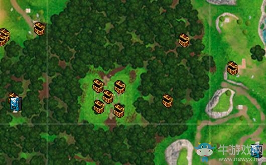 《堡壘之夜》夜嚎哭森林寶箱位置介紹