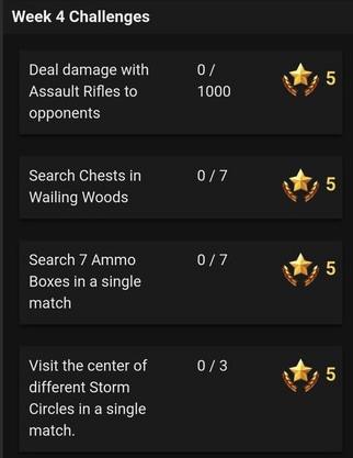 《堡壘之夜》第四賽季任務活動大全