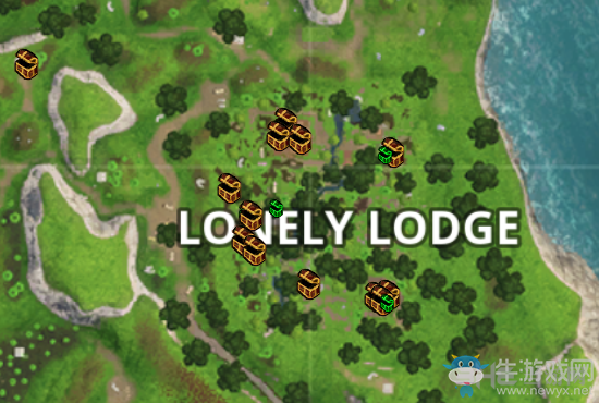 《堡壘之夜》孤獨小屋寶箱位置一覽