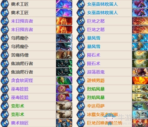 《爐石傳說》女巫森林控制法傳說卡組推薦