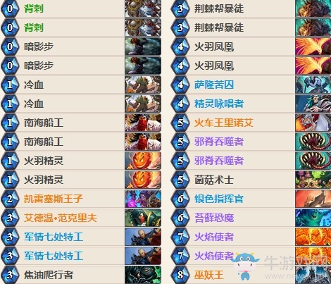 《爐石傳說》女巫森林王子賊傳說卡組推薦