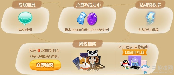 《QQ炫舞》5月幸運(yùn)星 海量點(diǎn)券大回饋