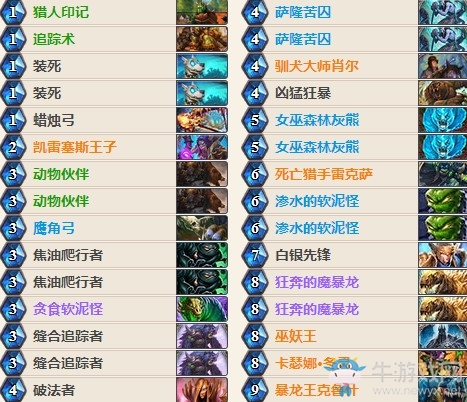 《爐石傳說》女巫森林二王子冬靈獵卡組推薦