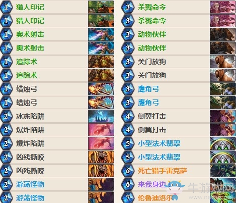 《爐石傳說》女巫森林白澤法術獵大神卡組推薦