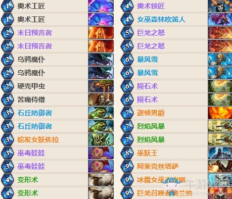 《爐石傳說》女巫森林Orange控制法大神卡組推薦
