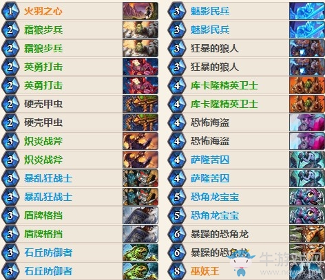 《爐石傳說》女巫森林任務(wù)戰(zhàn)平民卡組推薦