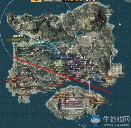 《絕地求生》PCPI中國區預選賽5月29日敗者組第二輪 OMG 45殺占據頭名