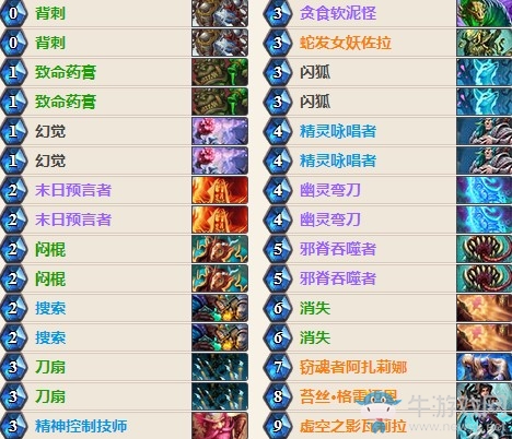 《爐石傳說》女巫森林主播秋日苔絲賊卡組推薦