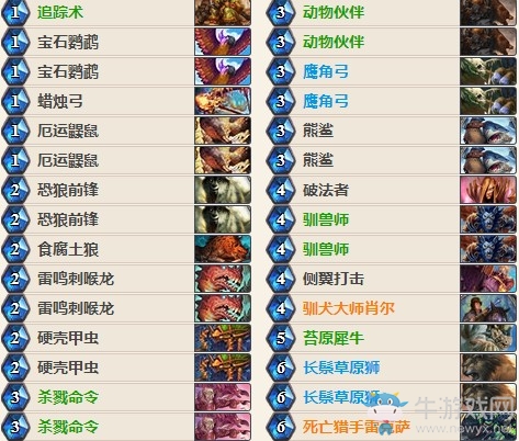 《爐石傳說》女巫森林中速獵玩家分享卡組推薦