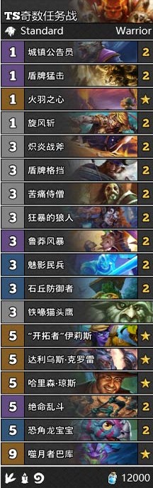 《爐石傳說》女巫森林T3奇數任務戰卡組推薦