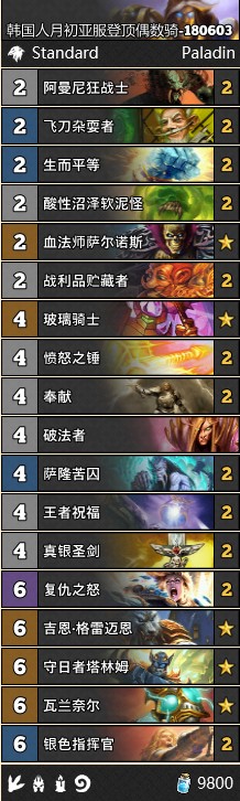 《爐石傳說》女巫森林月初亞服登頂偶數騎卡組推薦