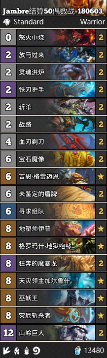 《爐石傳說》女巫森林前50偶數戰卡組推薦