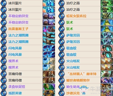 《爐石傳說》女巫森林陳秋實戰(zhàn)吼薩主播卡組推薦