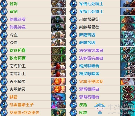 《爐石傳說(shuō)》女巫森林二王子弒君賊卡組推薦