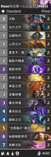 《爐石傳說》女巫森林傳說第一心火龍牧卡組推薦