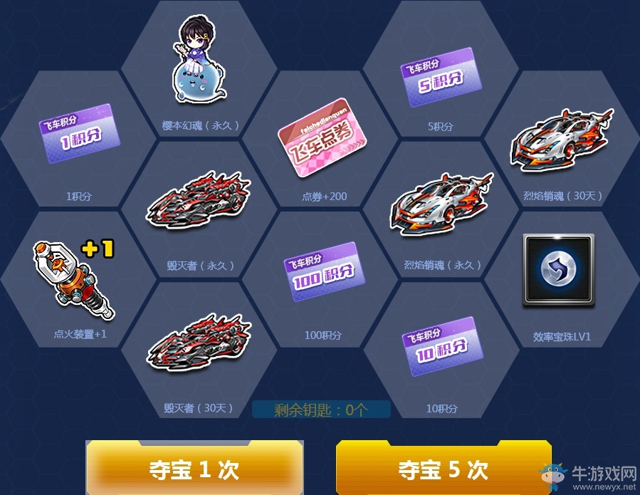 《QQ飛車》S車奪寶 超值積分兌永久