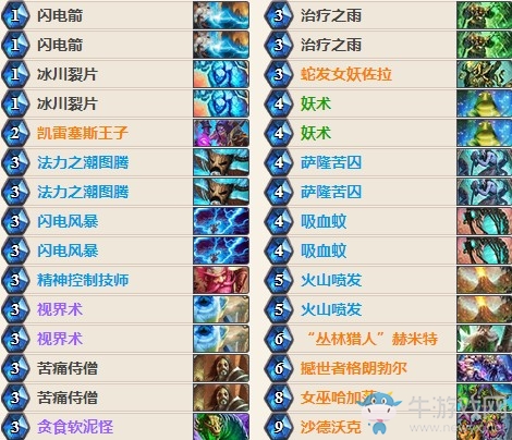 《爐石傳說》女巫森林瓦莉拉戰吼薩主播卡組推薦