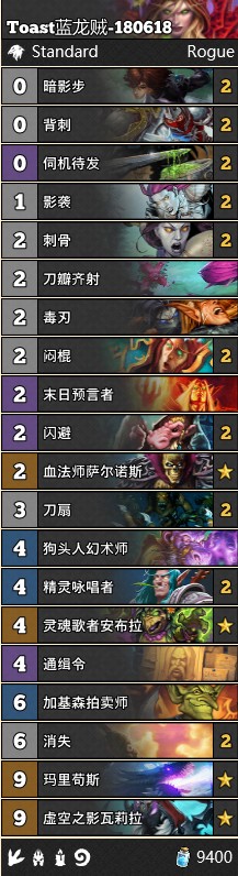 《爐石傳說》女巫森林Toast藍龍賊卡組推薦