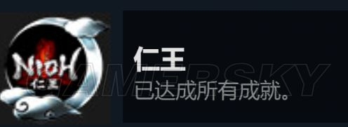 《仁王》已達(dá)成所有成就攻略
