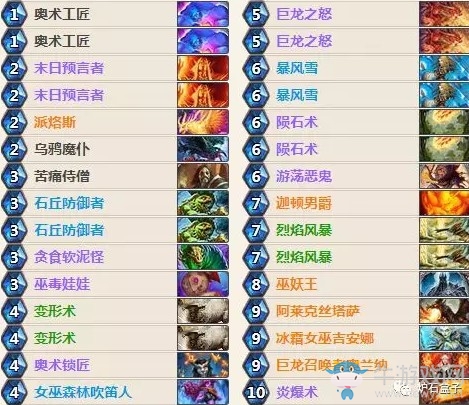 《爐石傳說》女巫森林炎爆奪命控制法卡組推薦