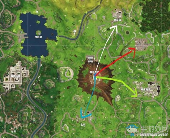 《堡壘之夜》廢棄倉庫行進(jìn)路線推薦