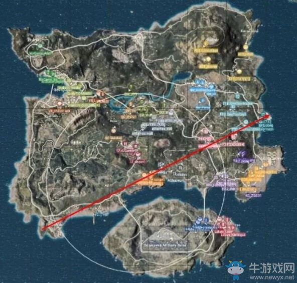 《絕地求生》QSL明星錦標賽決賽第二日第四局4AM  15殺吃雞