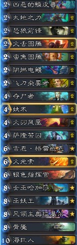 《爐石傳說》女巫森林偶數薩上傳說卡組推薦