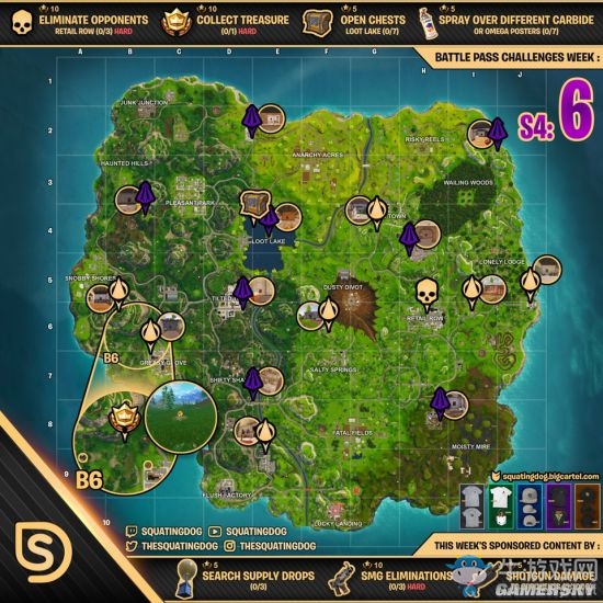 《堡壘之夜》第四賽季每周挑戰任務攻略匯總