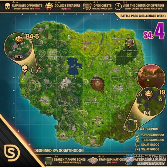 《堡壘之夜》第四賽季每周挑戰(zhàn)任務(wù)攻略匯總