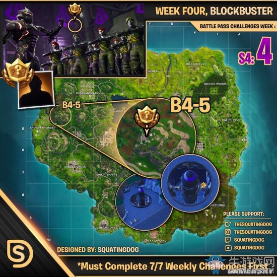 《堡壘之夜》第四賽季每周挑戰(zhàn)任務(wù)攻略匯總