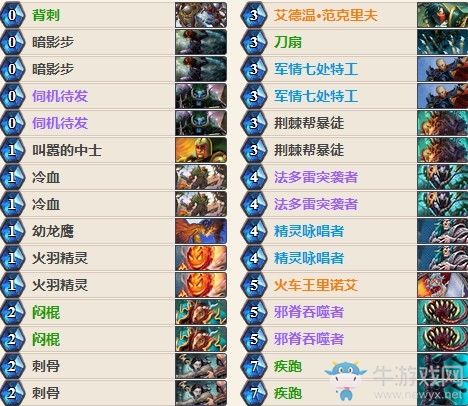 《爐石傳說(shuō)》女巫森林T2疾跑賊卡組推薦