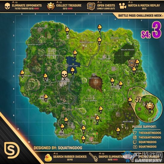 《堡壘之夜》第四賽季每周挑戰(zhàn)任務(wù)攻略匯總