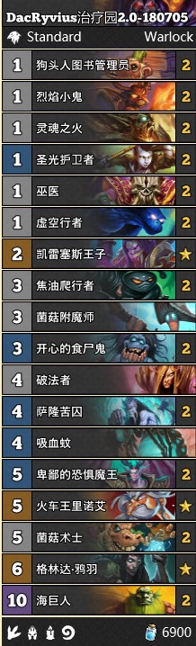 《爐石傳說》女巫森林DacRyvius治療園卡組推薦
