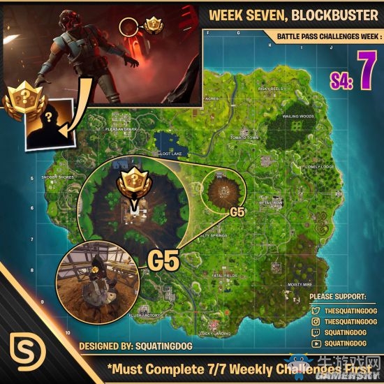 《堡壘之夜》第四賽季每周挑戰任務攻略匯總