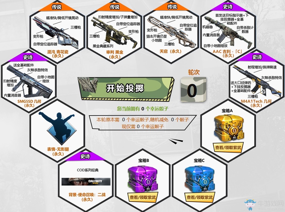 《使命召喚OL》吉利幸運之骰 隨機免骰子不可不試