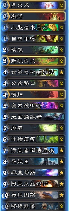 《爐石傳說》女巫森林OTK藍龍德卡組推薦