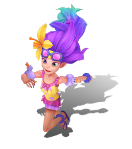 《LOL》泳池派對 佐伊炫彩皮膚