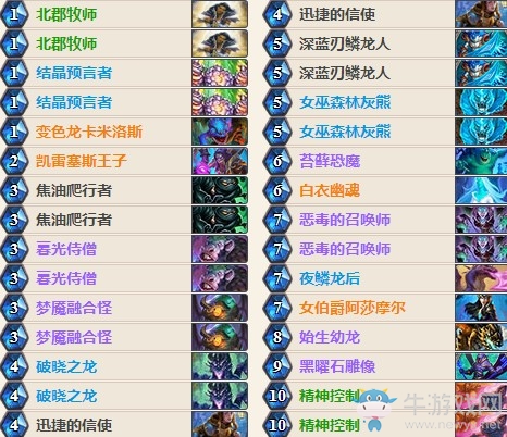 《爐石傳說》女巫森林白衣少女臟龍牧卡組推薦