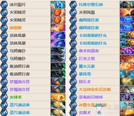 《爐石傳說》女巫森林面哥傳說元素法卡組推薦