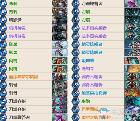 《爐石傳說》女巫森林比利君藍龍賊卡組推薦