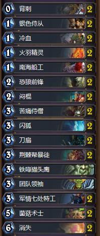 《爐石傳說》女巫森林平民快攻賊卡組推薦