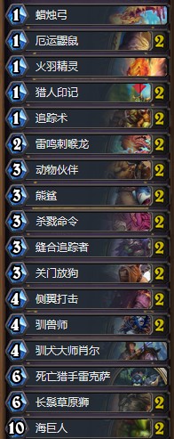 《爐石傳說》女巫森林外服大神中速獵卡組推薦