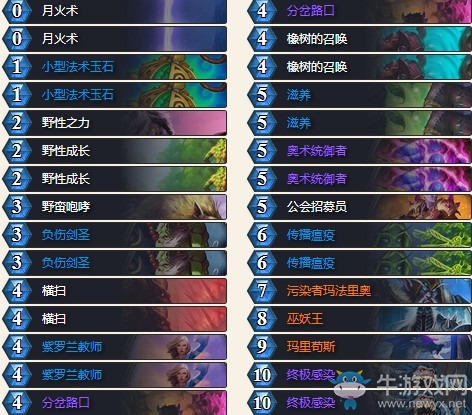 《爐石傳說》女巫森林國服前百藍龍德卡組推薦