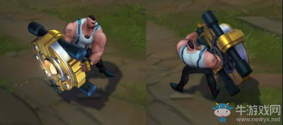 《LOL》黑幫保鏢 布隆炫彩皮膚