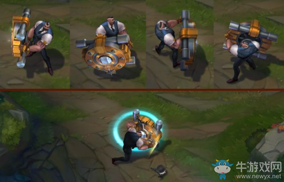 《LOL》黑幫保鏢 布隆皮膚介紹