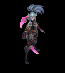 《LOL》鐵血女忍 阿卡麗炫彩皮膚
