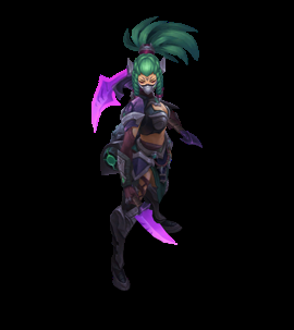 《LOL》鐵血女忍 阿卡麗炫彩皮膚