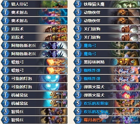 《爐石傳說》砰砰計劃低配機械T7獵卡組推薦