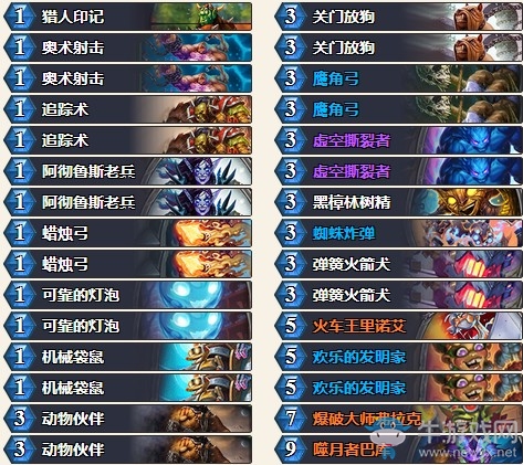 《爐石傳說》砰砰計劃主播其哥機械T7獵卡組推薦