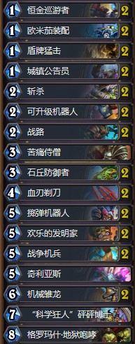 《爐石傳說》砰砰計劃機械戰卡組推薦